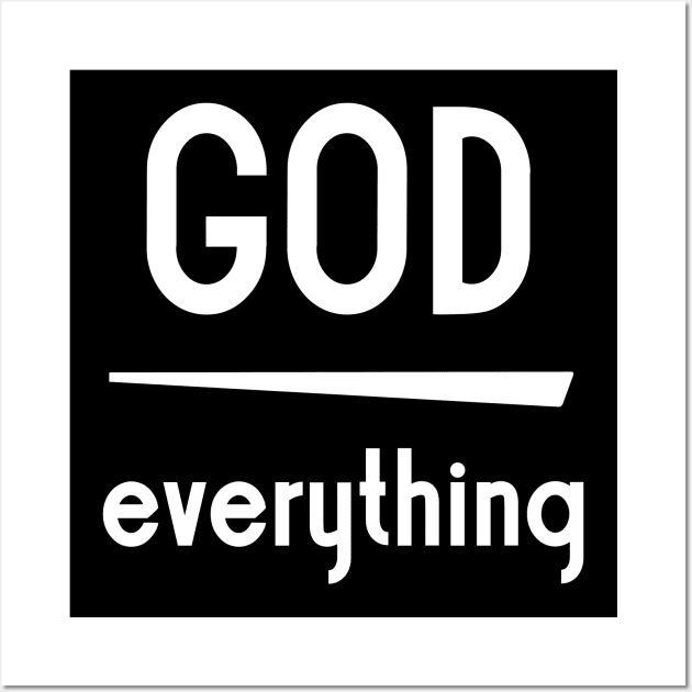 God over everything Wall Art by artspot